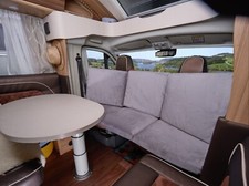 Relax Sofa-Bank Auflage Lounge Couch grau für Wohnmobil FORD TRANSIT FIAT DUCATO