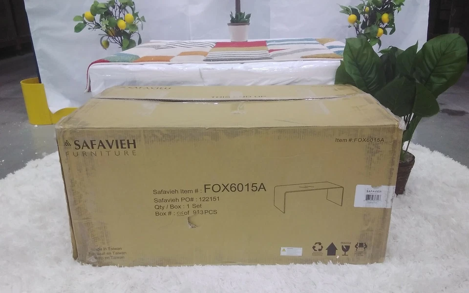 Safavieh Atka Acrylic Coffee Table, Reduced Price 2172703765 FOX6015A Foto 2 de 4