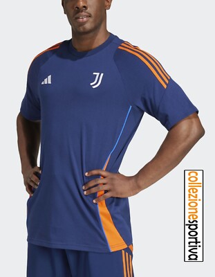 T-SHIRT ADIDAS JUVENTUS TENABLE IS5805 blu/arancio