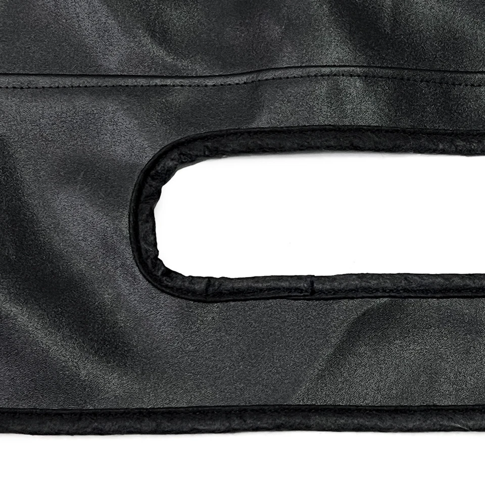 Leather Bonnet Bra Hood Cover Mask Protector For Jeep Wrangler 2/4 Door 2007+ - Image 4 of 4