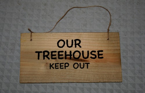 Custom Personalised Treehouse Hanging Outdoor Sign Plaque Home Kids Den Garden - Picture 19 of 49