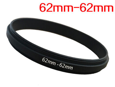 62-62mm Male to Male Double Coupling Ring Adapter 62 to 62 Male Thread UK STOCK 