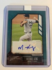 2021 Panini Chronicles Playbook Autograph Michael King #PA-MK Auto Yankees RC