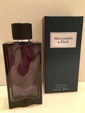 ABERCROMBIE FITCH FIRST INSTINCT BLUE 3.4 OZ / 100 ML EAU DE TOILETTE SPRY MAN