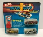 vintage 1984 Hot Wheels ULTRA HOTS Stamper Set with Speed Seeker Sol-Aire CX4