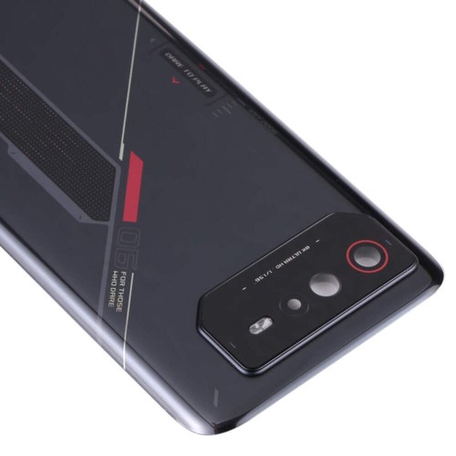 Glas Backcover für Asus ROG Phone 6 AI2201-C AI2201-F (Schwarz) - Bild 4 von 6