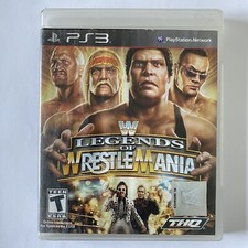 WWE Legends Of WrestleMania (Sony PlayStation 3 PS3, 2009) CIB Complete TESTED
