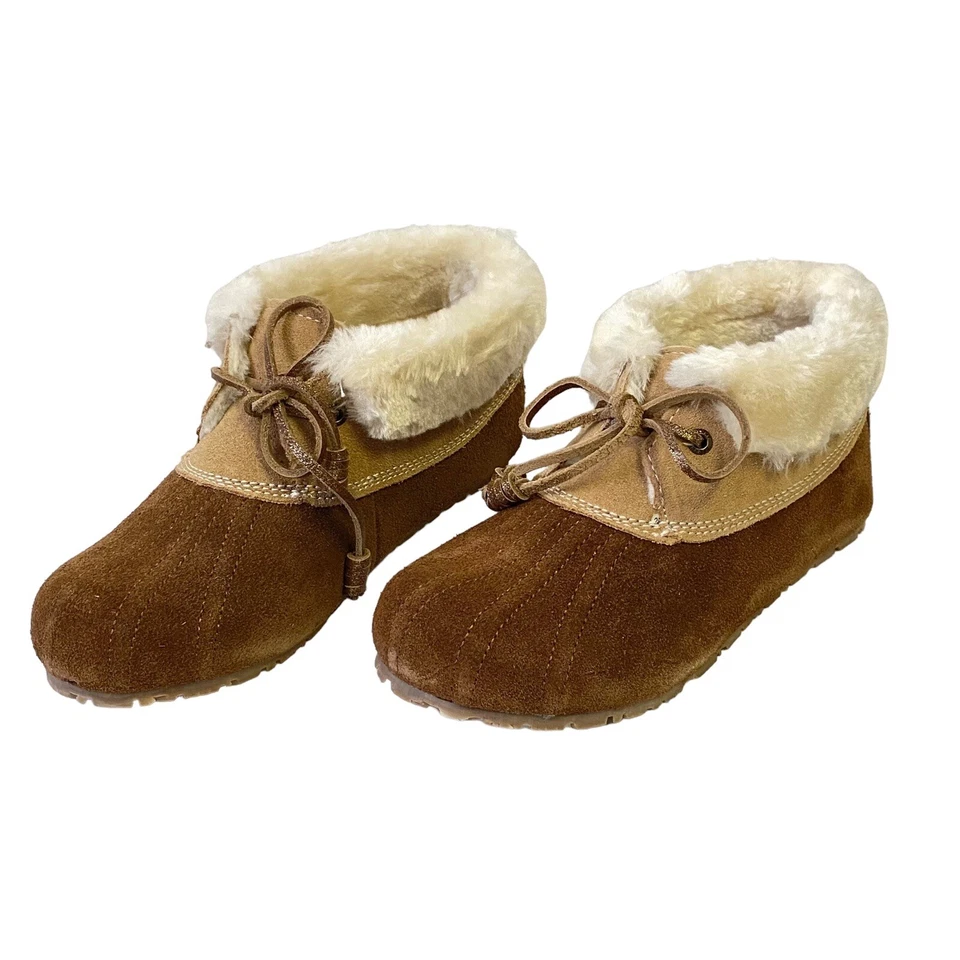 Zapatillas Sperry Emory Botín Pato Para Mujer Talla 5 Marrón Tostado Gamuza Piel Sintética Foto 2 de 4