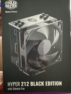 Cooler Master Hyper 212 Black Edition CPU Air Cooler RR-212S-20PK-R1