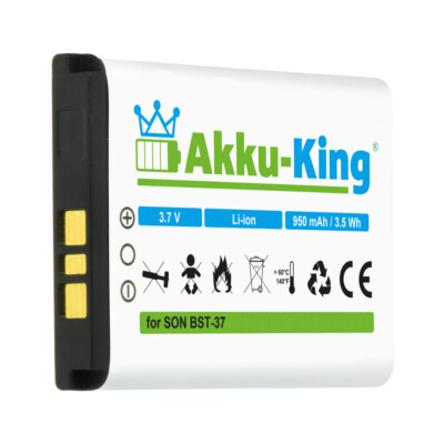 Akku für Sony-Ericsson W600i W700i W710i W800i W810i Z300i Z520i Z710i BST-37