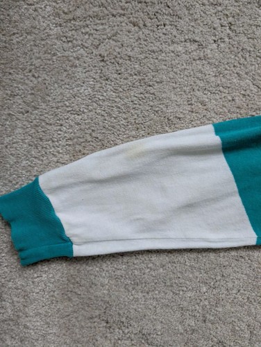 Vintage Benetton Green Rugby Shirt 46 Made In Italy (Fits Like M-L) - Picture 7 of 11
