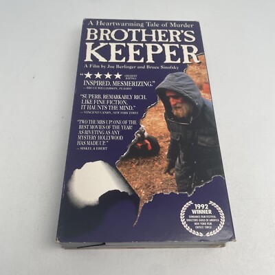 BROTHER'S KEEPER VHS Tape 1992 Documentary Joe Berlinger SUNDANCE Rare