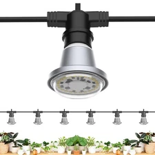 SANSI LED Grow Light String Full Spectrum Greenhouse Seedling Hanging Grow Lamp 