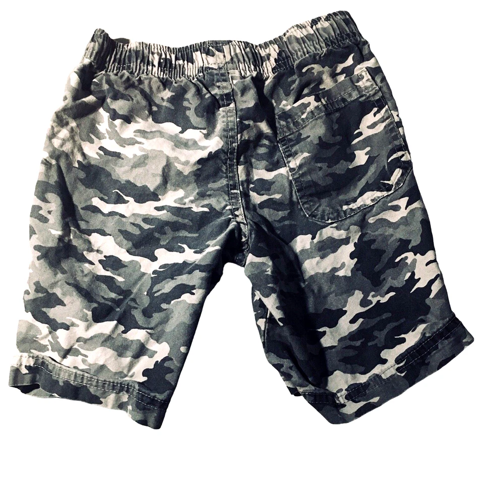 Pantalones Cortos Circo Niños Talla 5T Camuflaje Algodón Elástico Cintura Bolsillos Pull Up Foto 2 de 4