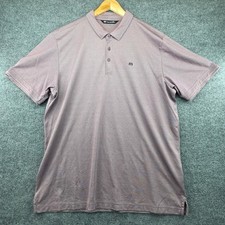 Travis Mathew Mens XL Purple Pima Cotton Blend Short Sleeve Golf Polo Shirt