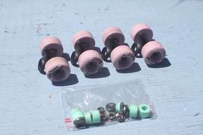 ROLLERDERBY -  ROLLER SKATE WHEELS - WITH TRUCKS - HDW -SZ 3-7- BUNDLE