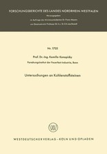 Kamillo Konopicky | Untersuchungen an Kohlens...
