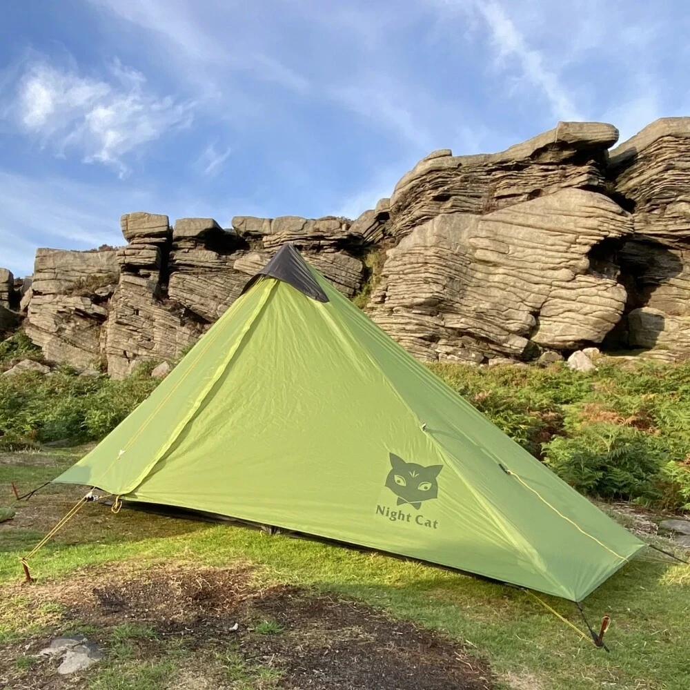 Night Cat Tent One Person Trekking Pole Tent Ultralight Backpacking Tent 2025 US
Opens in a new wind