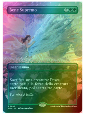 Greater Good (Italian) - ''Bene Supremo'' - Foil - Borderless Sheldon Secret Lair