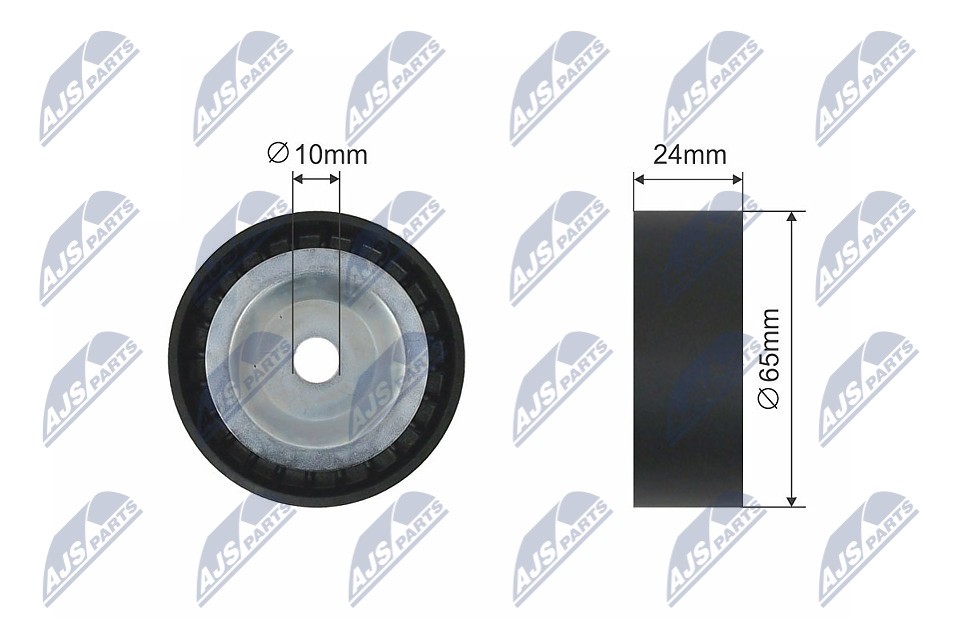 Fits NTY RNK-VW-013 PULLEY IDLER V-BELT