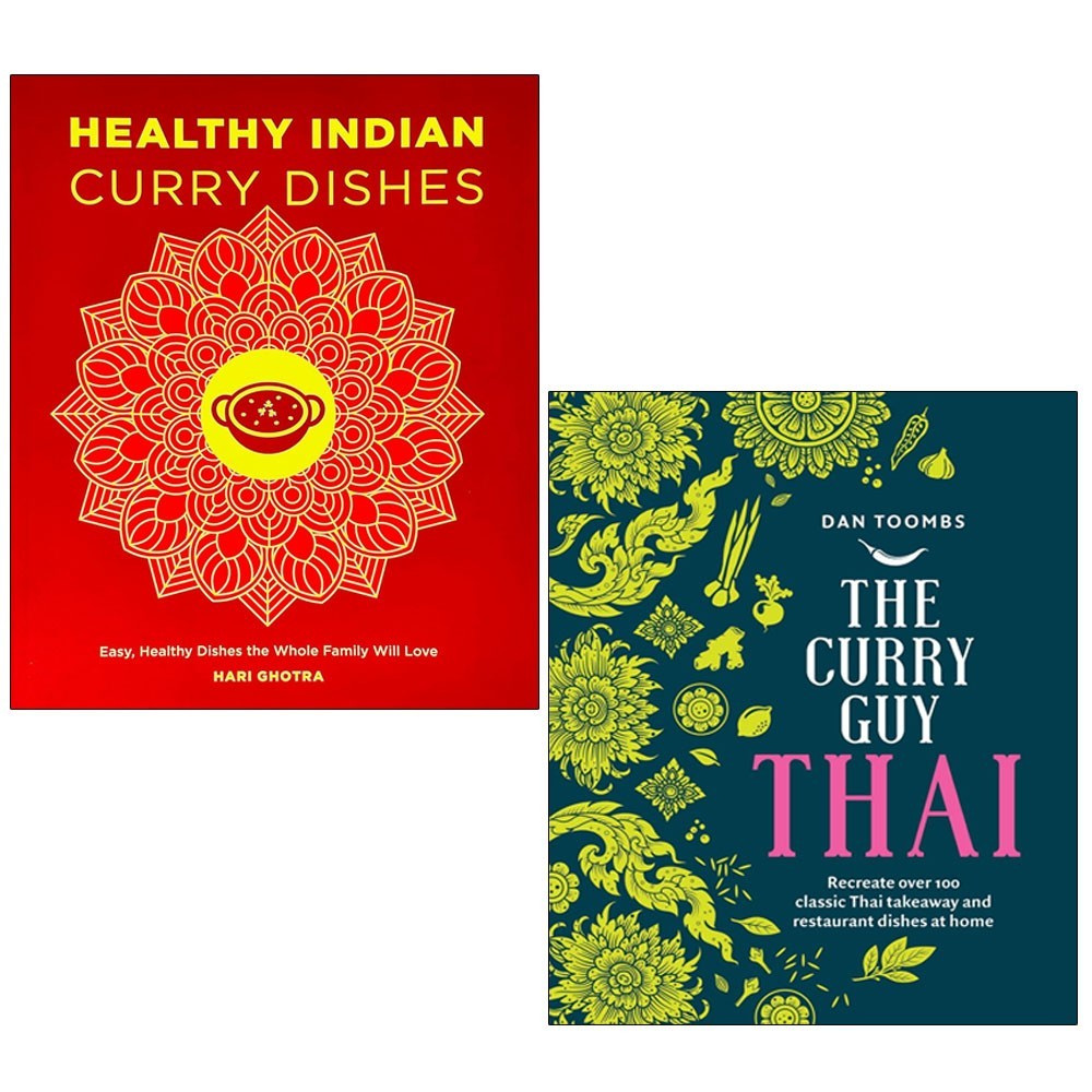 Curry Guy Thai (HB), Healthy Indian Curry Dishes 2 Books Collection Set