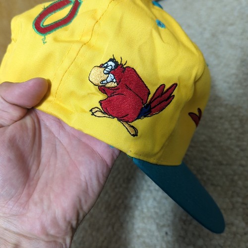 Cappello vintage Iago Snapback Disney anni 90 Aladdin raro con etichetta Disney Store - Foto 4 di 12