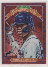 2020 Donruss Optic Diamond Kings Choice Liberty Prizm 3/45 Ronald Acuna Jr o7m