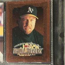 Donruss 1997 Mark McGwire Oakland Athletics #176 National Treasures Base Set