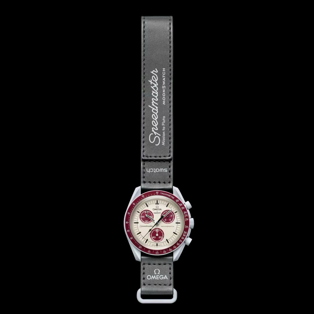 OMEGA×swatch MissiontoPluto Omega X Swatch MOONSWATCH Mission To PLUTO VE LC RO ® Strap