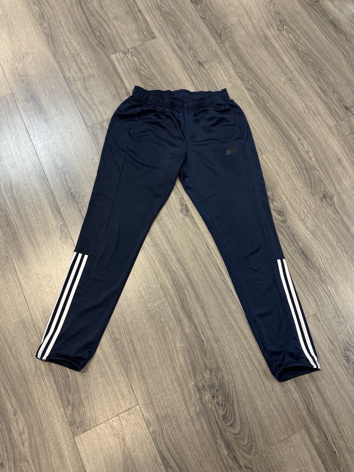 Mens Adidas Tiro21 Navy Blue Track Pants Size Medium Great Condition