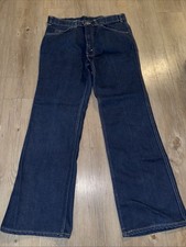 Vintage Early 70  s Levi  s with a skosh for men Size 32x30 orange tab Dark Wash
