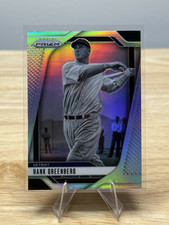 Panini Prizm 2025 Hank Greenberg #133 Detroit Tigers MLB Baseball - Silver Prizm