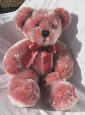 18  First  Main "Frosted" Red Teddy Bear Dumplin' Sitting Stuffed Animal Toy