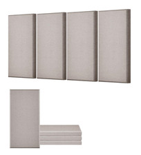 4 Pack Acoustic Panels - 2" Thick Sound Absorbing Wall Boards for Studio Home
