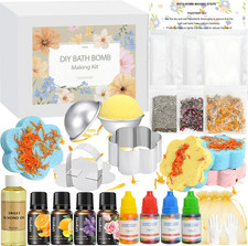 Bath Bomb Making Kit-Diy Bath Bomb Kit for Women, Make Your Own Shower Bombs wit