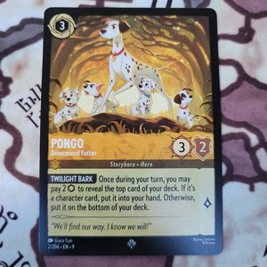 Pongo - Determined Father 2/204 Fabled Regular Lorcana Tcg