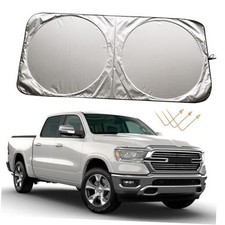 XHRING Windshield Sun Shade Sunshade for Dodge RAM 1500 2500 3500 2010-2024