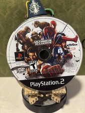 Marvel Ultimate Alliance PS2 PlayStation 2 Loose Disc Tested Working Authentic