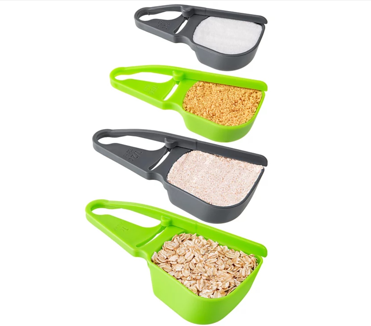 Martha Stewart Set of 4 Self-Leveling Measuring Cups