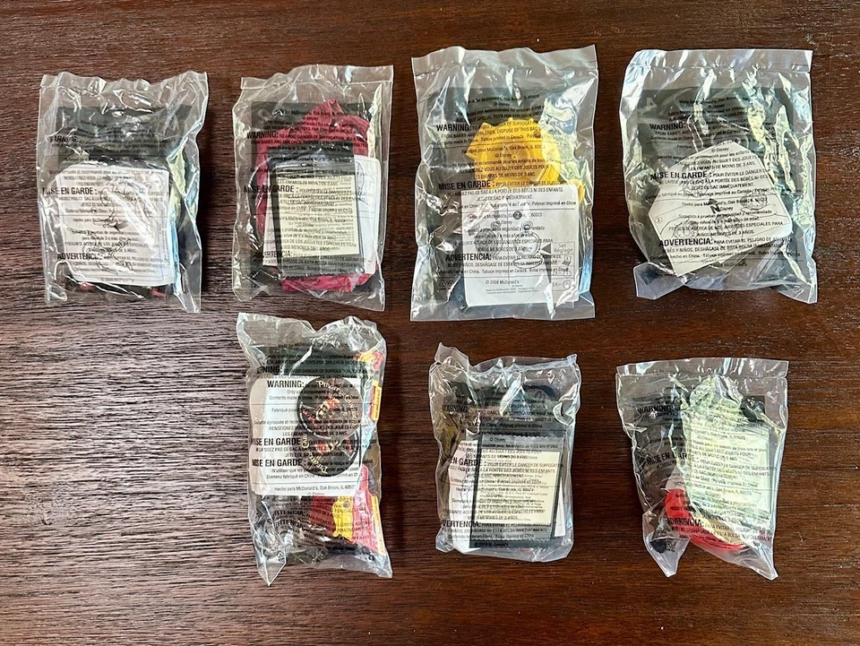 McDonald's 2008 Piratas del Caribe - Lote de siete (#1-4, 6-8) - NUEVO Foto 2 de 2