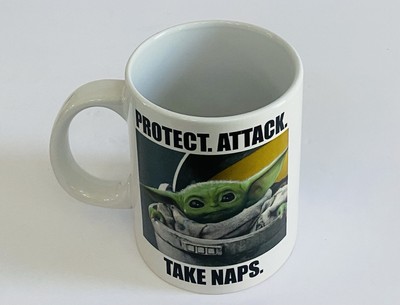Star Wars The Mandalorian The Child Protect Attack Take Naps 20 Oz Coffee Mug