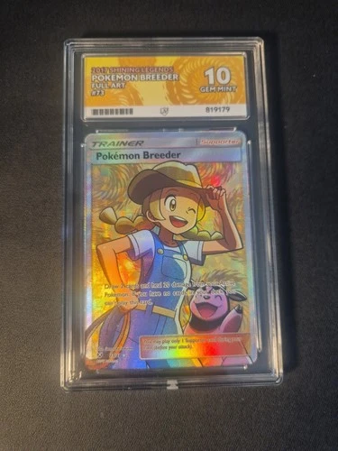 Pokémon TCG Pokemon Breeder Shining Legends 73/73 2017 ACE 10