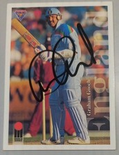 Graham Gooch England 1994-95 Futera Cricket Signed Autograph Card