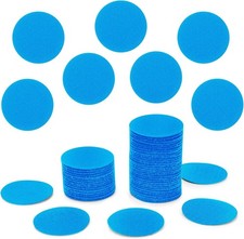 IKAYAS 50 Pcs 2 Inch Blue Carpet Spot Markers Floor Dots Circles