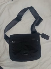 Tumi Nylon Black Messenger Bag Mens Shoulder ...