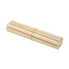 1/2 x 8 Inch Wooden Dowel Rod 10 Pcs Wood Dowels for Craft, Natural Color