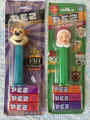 Bear Exclusive F.A.O Schwarz and Mrs. Claus Candy Dispensers
