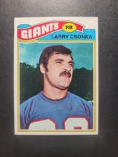 1977 Topps # 505 Larry Csonka Football Card, Giants