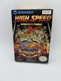 High Speed World&rsquo;s #1 Pinball (Nintendo NES) Complete CIB + Reg Card Nice!