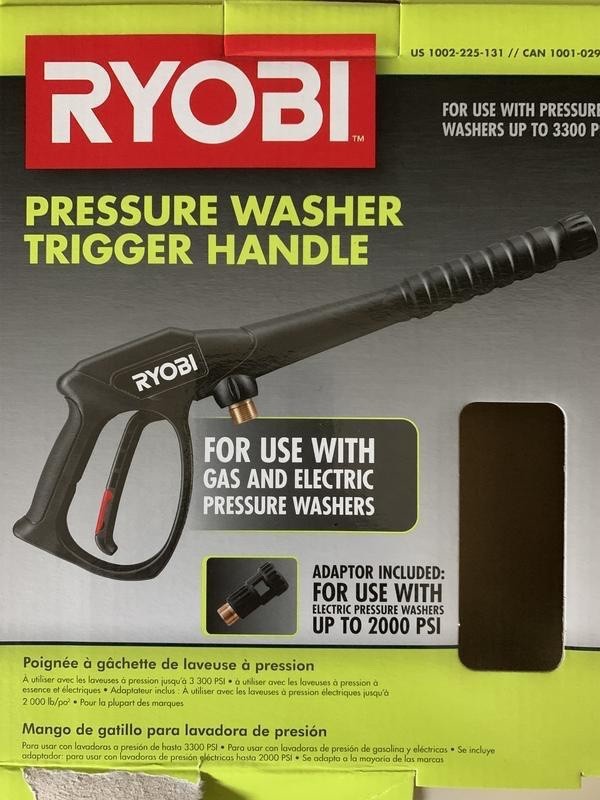 BRAND NEW Ryobi 3300 PSI Pressure Washer Trigger Handle 1002